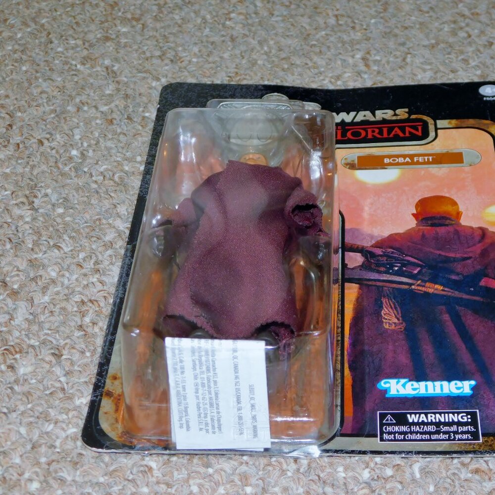 Hasbro Star Wars Mandalorian 6" Black Series Credit Collection Boba Fett MOC New - Picture 7 of 11